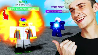 I became RANK A for fighting the #1 BOSS (Roblox)