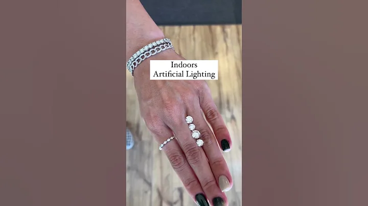 Diamond Color Comparison on Hand