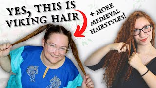 Historical SAILOR MOON VIKING HAIRSTYLES?! Hairstylist tries accurate Medieval hairstyles