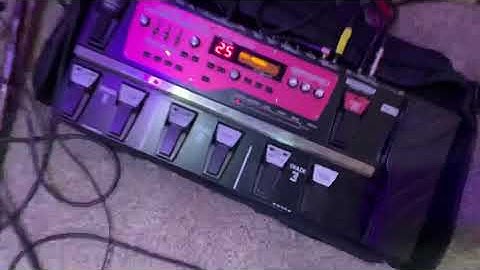 How to sync two boss rc 300 loop pedals