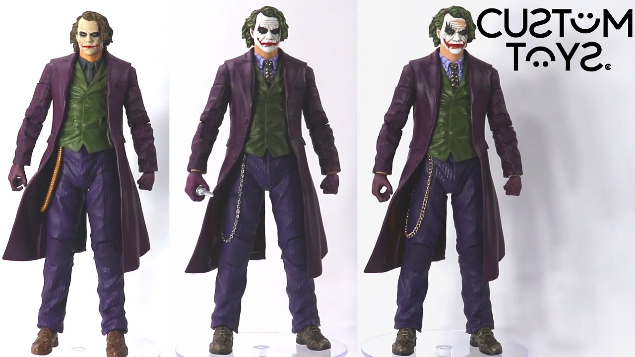 action figure Fondjoy JOKER The Dark Knight Trilogy HEATH LEDGER DC 7.5in 19cm