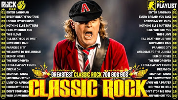 Queen, AC/DC, Bon Jovi, Metallica, Nirvana, Scorpions - Classic Rock Songs 70s 80s 90s Full Album