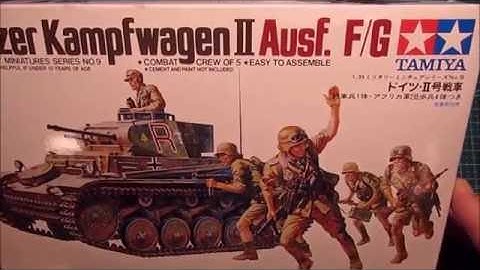 Tamiya 1/35 Panzer II Ausf G part 1
