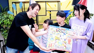 【寸劇】れおくんとあおいちゃんはゲームバラエティー番組に出演して司会者と対決！７つのゲームで盛りあがろう