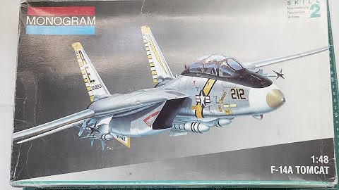 Monogram F-14A Tomcat 1/48 Scale Model