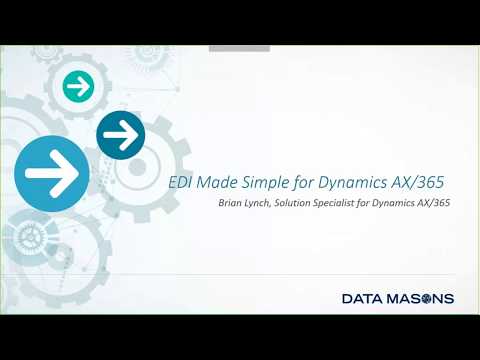 EDI Made Simple for Microsoft Dynamics 365/AX by Data Masons