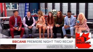 Big Brother Canada 8 | March 5 | Premiere Night Two Recap | Rob Cesternino LIVE 9:15e/6:15p