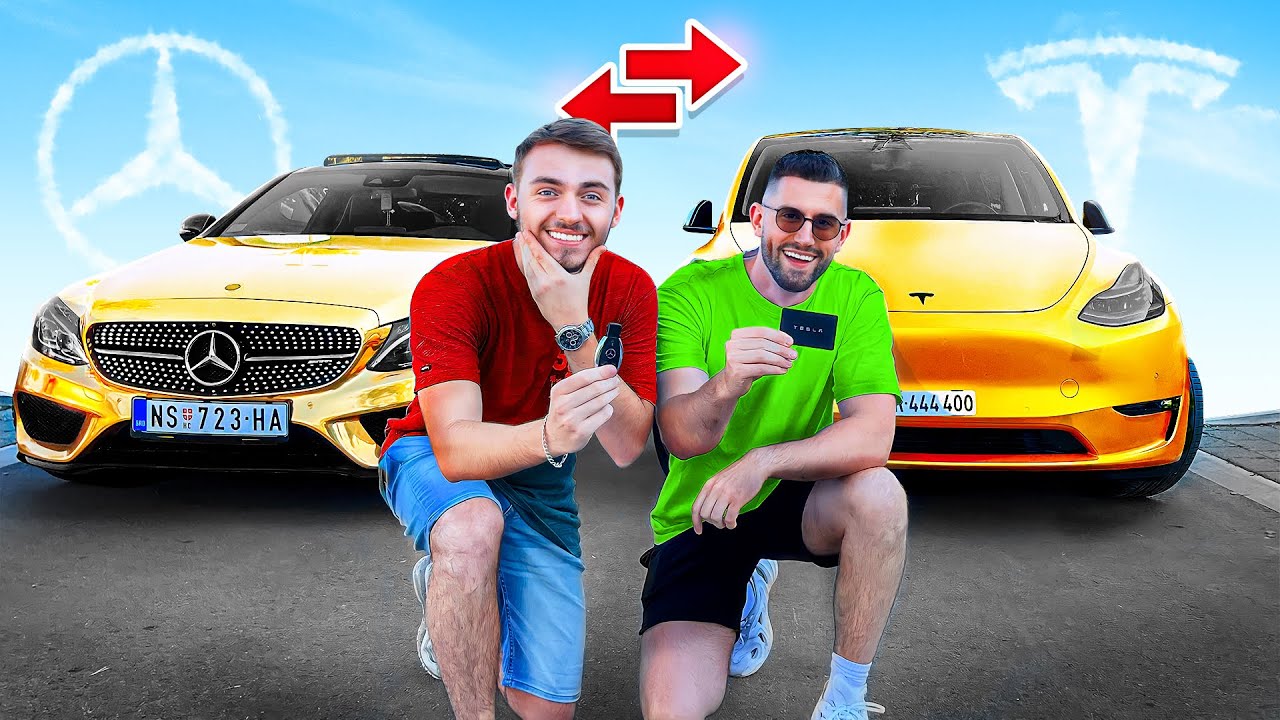 MENJAM ZLATNI MERCEDES ZA ZLATNU TESLU! *zbogom*