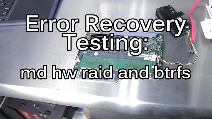 RAID Obsolete? Part 2:  Failure Testing Linux's RAID: md, h/w & BTRFS