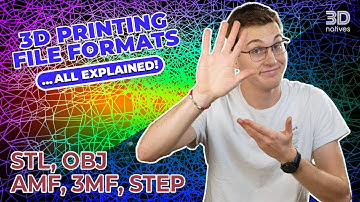 How to Choose the Right 3D Printing File Format? Navigating STL, OBJ, AMF, 3MF & STEP | 3D Explained