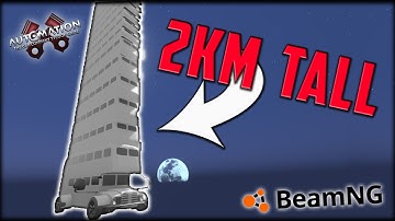 Building The Tallest Car Ever In Automation!! Automation - BeamNG