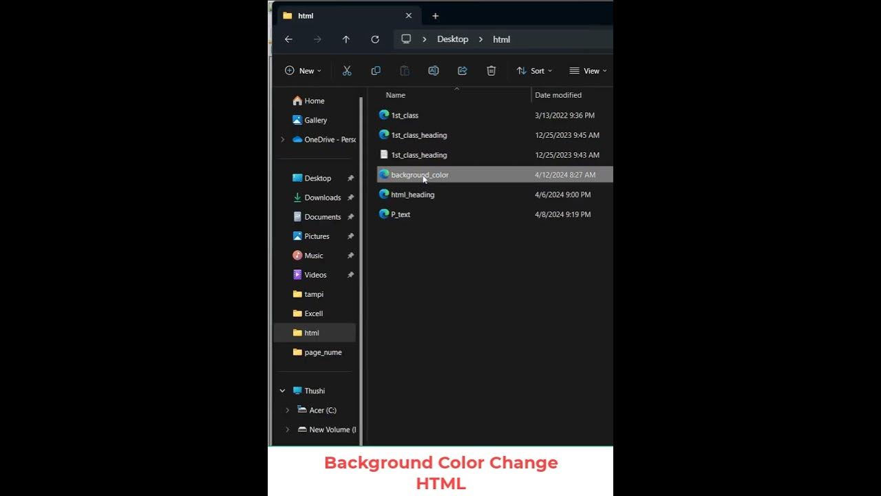 HTML background color change #html #background #htmlcolor #colorcode # ...