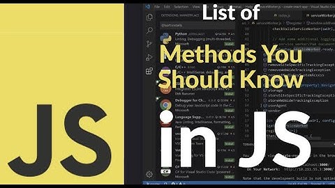 All JavaScript Methods You Should Know | Complete Beginner Guide to JS String, Array, DOM & More