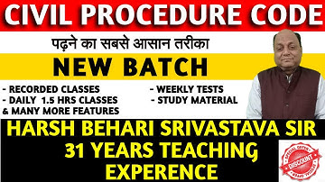 Civil Procedure Code| ये Trick से हर Section याद रहेगी | Study Material|New Batch|Pariksha Refresher