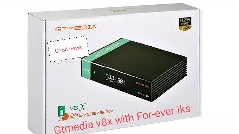 Gtmedia V8x with For-ever  software#forever#Gtmedia#iptv