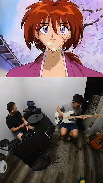 Samurai X / Rurouni Kenshin opening song Sobakasu - Judy and Mary #anime #sobakasu #cover #shorts