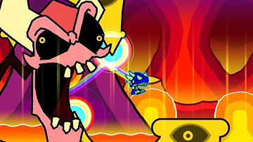 (New Hardest) Geometry Dash - Magma Bound 100%