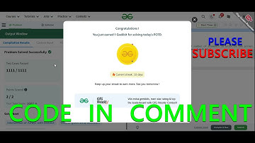 GFG POTD 30/12/2024 IN C++ MOST IMPORTANT INFORMATION | CODE IN COMMENT #geeksforgeeks #gfg #potd