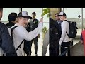 Hollywood Singer Ed Sheeran Spotted At Mumbai Airport Leaving For America