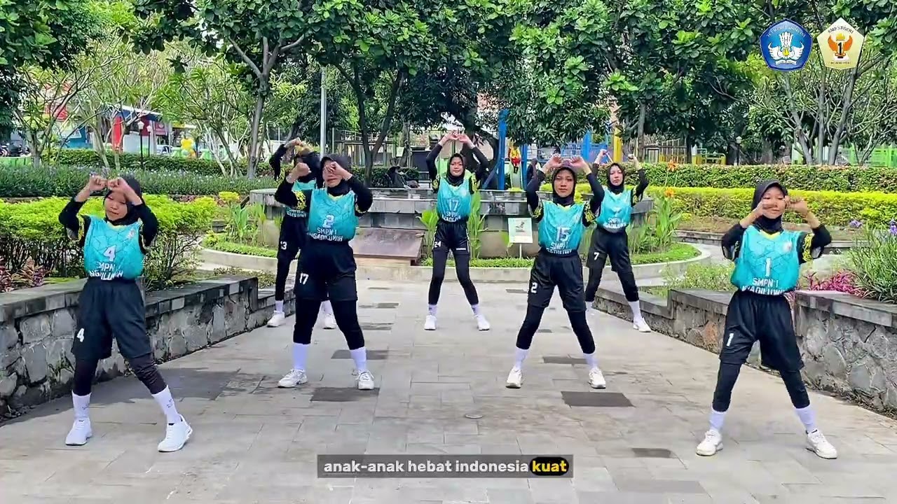 Lomba senam anak Indonesia hebat 2025 - SMPN 1 NGADILUWIH - JAWA TIMUR