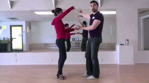 Salsa & Bachata Lesson - Latin Level 2 - Part 1 Salsa