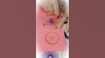 Spirograph art / satisfying video / art #spirograph #satisfying #art