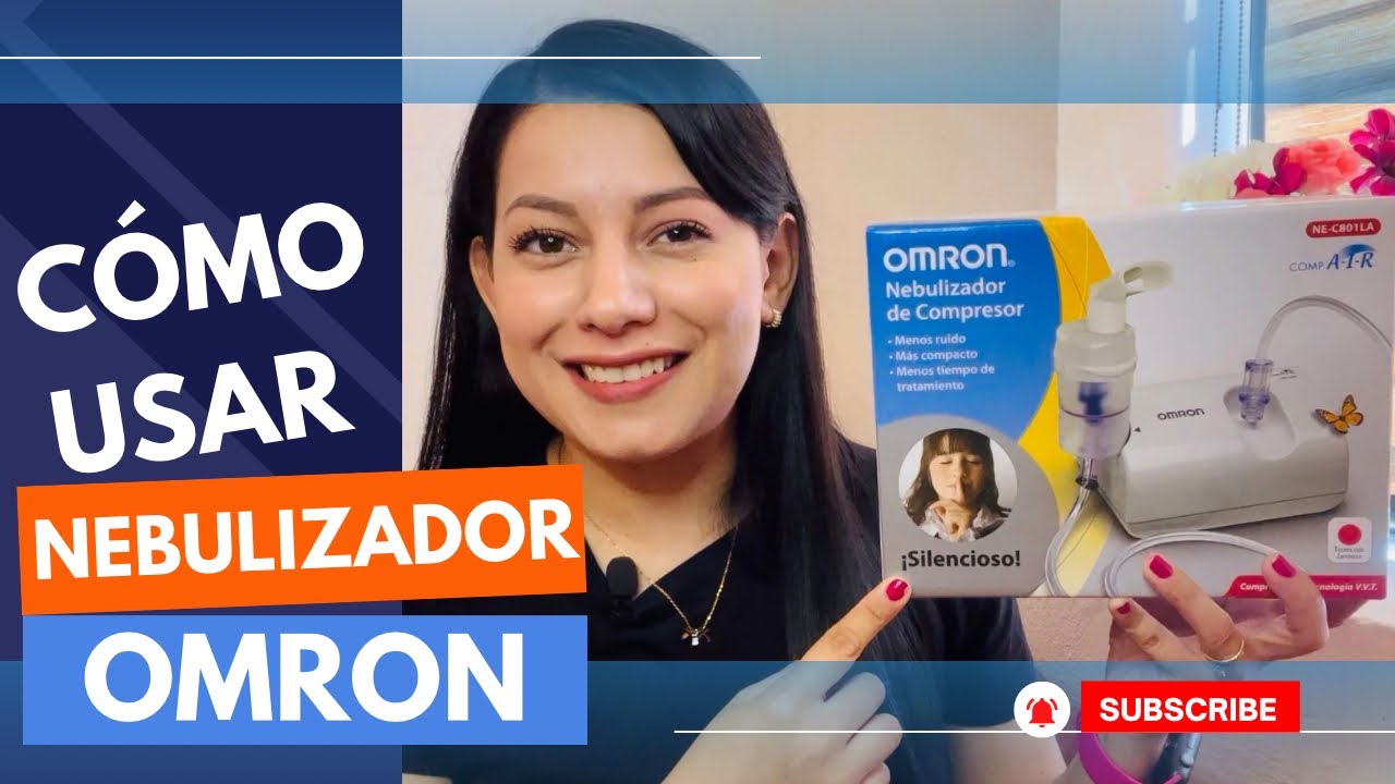 Nebulizador OMRON, fácil de utilizar 