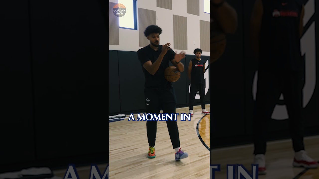 we got cam johnson on the court to tell us what he took from JJ Redick's shot