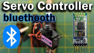 How to Control servo motor using Bluetooth module Hc-05 | Servo Motor Control Arduino