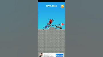 Draw Bridge. Level 2634 🏍️📈