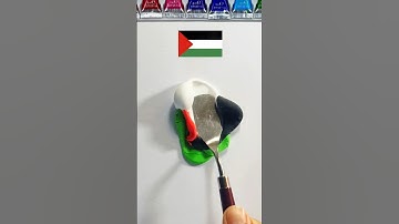 What color do mixed flags make?? #stateflags #colormixing #guessthecolor #oddlysatisfying