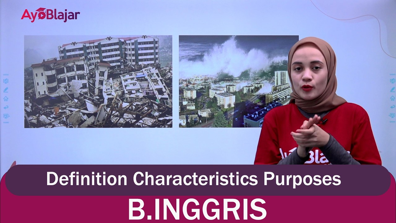 Bhs. Inggris Kelas 11 - Definition Characteristics Purposes and Example of Explanation Text