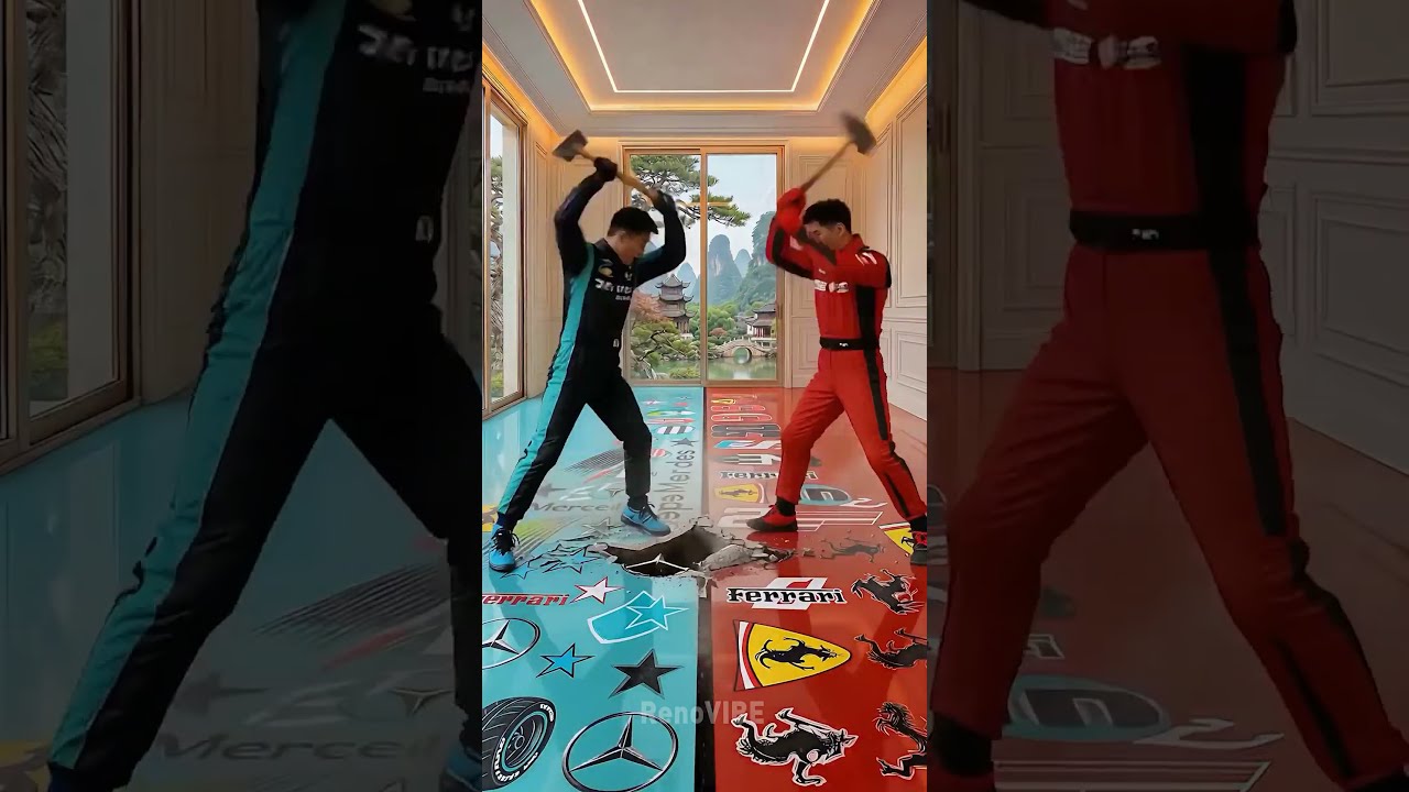 F1 Mercedes VS Ferrari Which DOUBLE EPOXY Floor is CRAZIER? 🤯🏎️