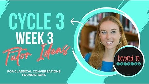 CC Cycle 3 Week 3 Tutor Ideas!