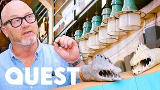 Drew Goes Crazy In One Of The Largest Antique Shops In Europe | Salvage Hunters