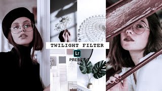 Twilight Filter Lightroom Mobile Preset Free