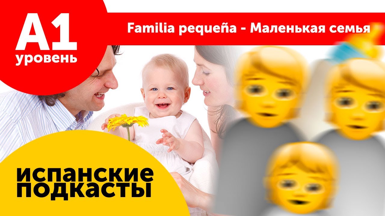 Подкасты на испанском ДЛЯ НАЧИНАЮЩИХ: Familia pequeña - Маленькая семья