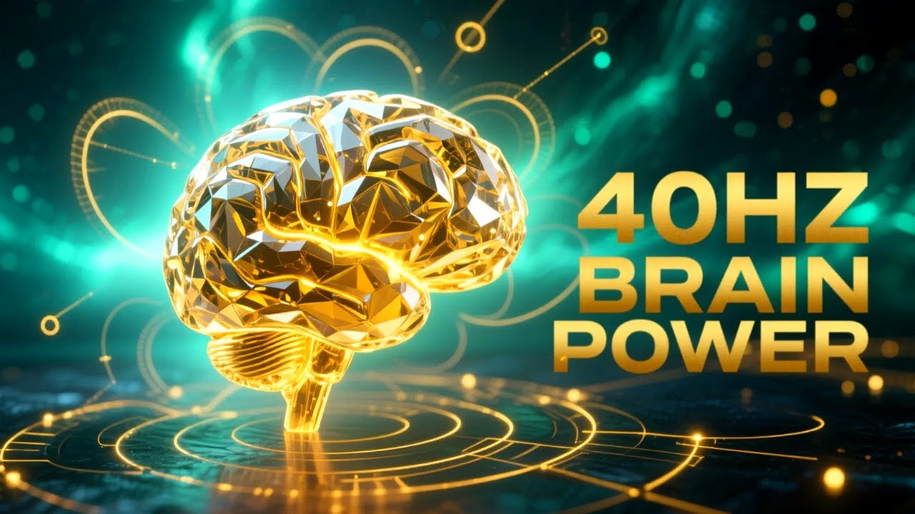 Boost Cognitive Focus with 40Hz Beats | Gamma Frequency to Power Study ...