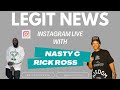 Nasty C on a live video with Rick Ross