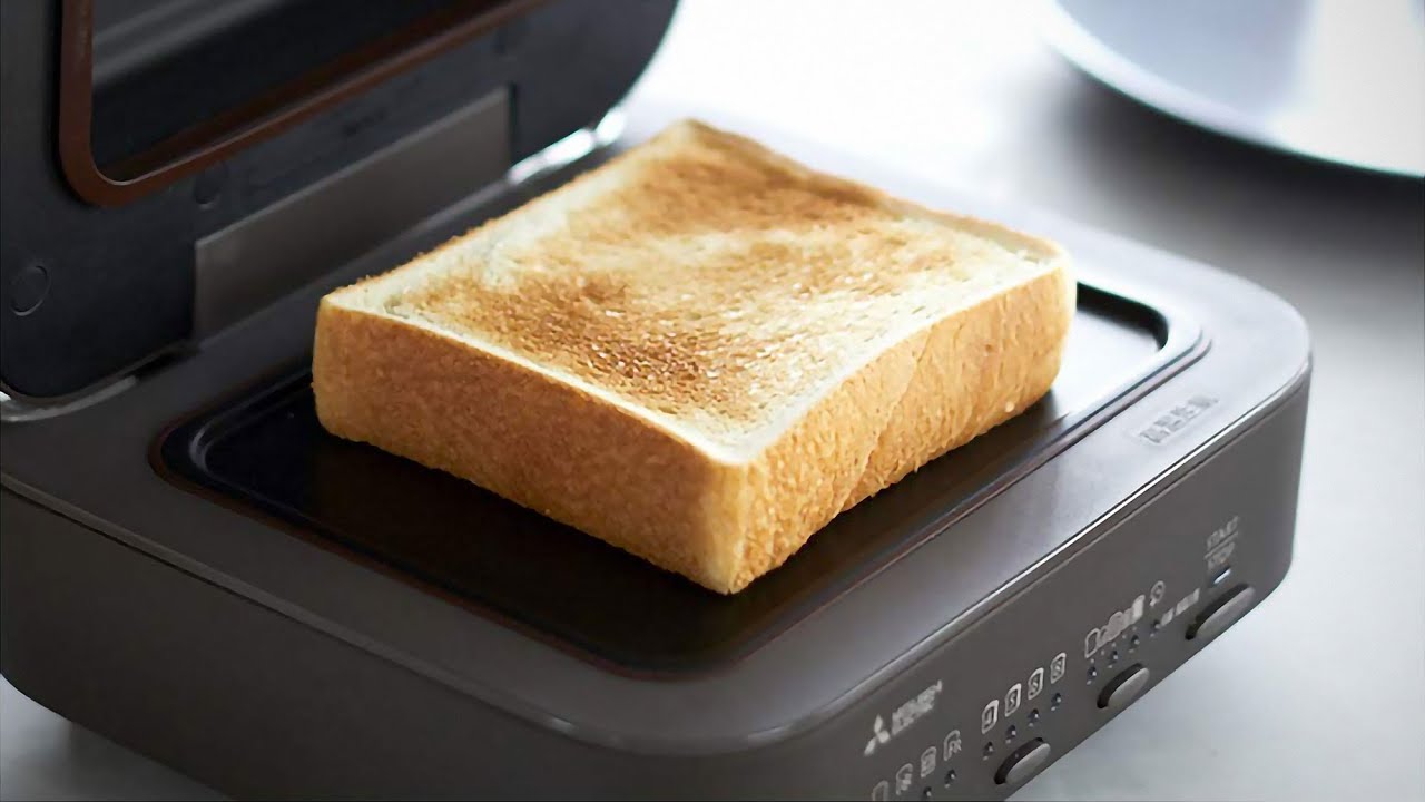 Mitsubishi Electric bread oven TO-ST1-T retro brown Toaster which burns 1  sheet of ultimate