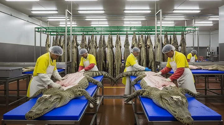Inside the Crocodile Leather Factory: Transforming Raw Skins into Luxury Products (Full Process)