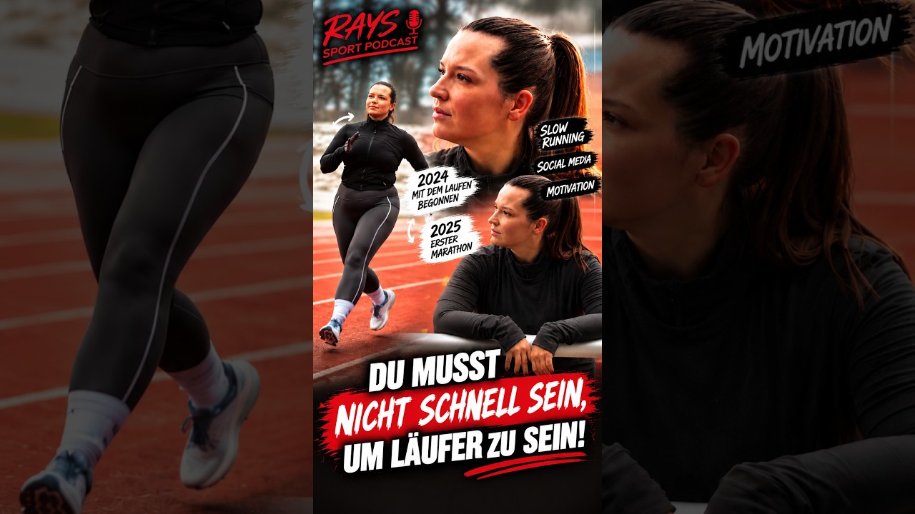 🏃♀️ Du musst nicht schnell sein, um Läufer zu sein! #podcast