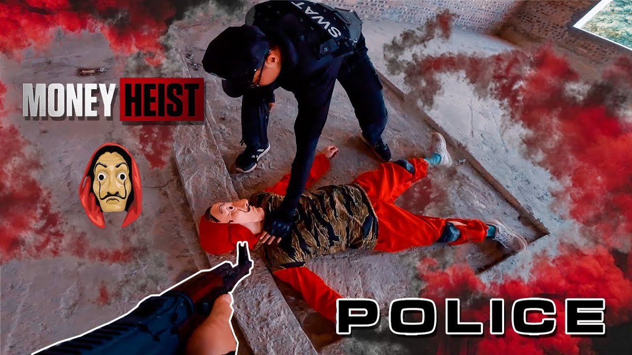 MONEY HEIST vs POLICE BELLA CIAO REMIX 24  Epic Parkour POV Chase