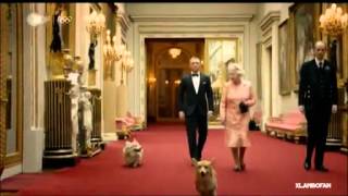 James Bond and the Queen elisabeth II - Olympics Games London 2012