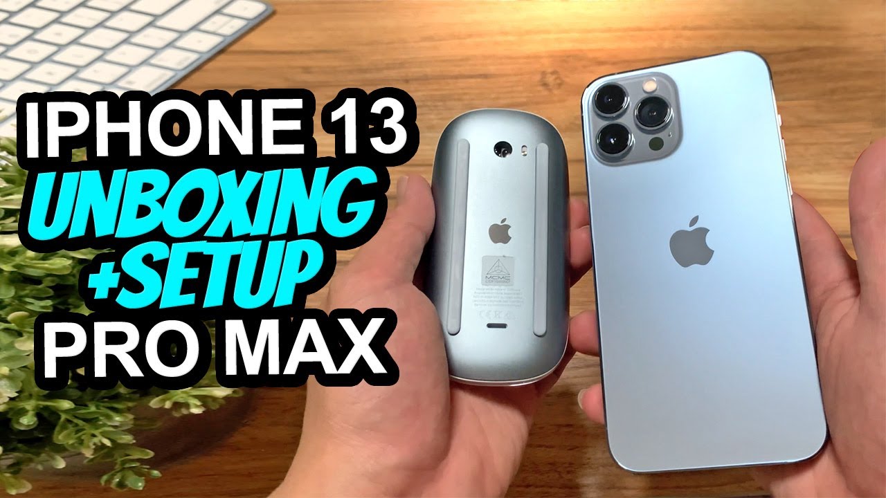 iPhone 13 Pro Max 128GB Sierra Blue | iPhone unboxing & setup