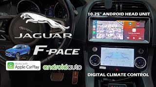 JAGUAR F PACE Android Screen Digital Climate Control APPLE CARPLAY ANDROID AUTO GOOGLE MAPS WAZE