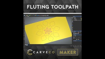 The Fluting Toolpath in Carveco Maker