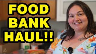 Working Family Visits Food Bank! You Gotta See The Dinner I Made With It!!