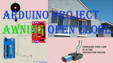 Arduino project awning/roof open close