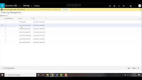 Delete Audit logs